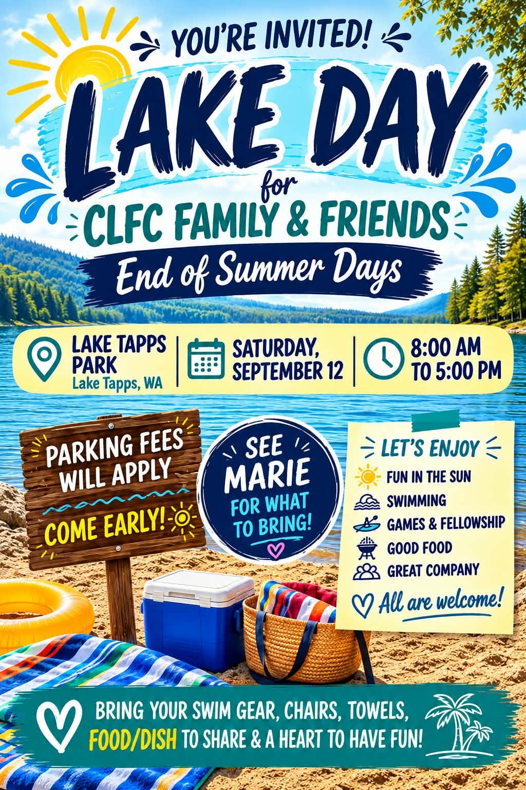 Lake Day poster